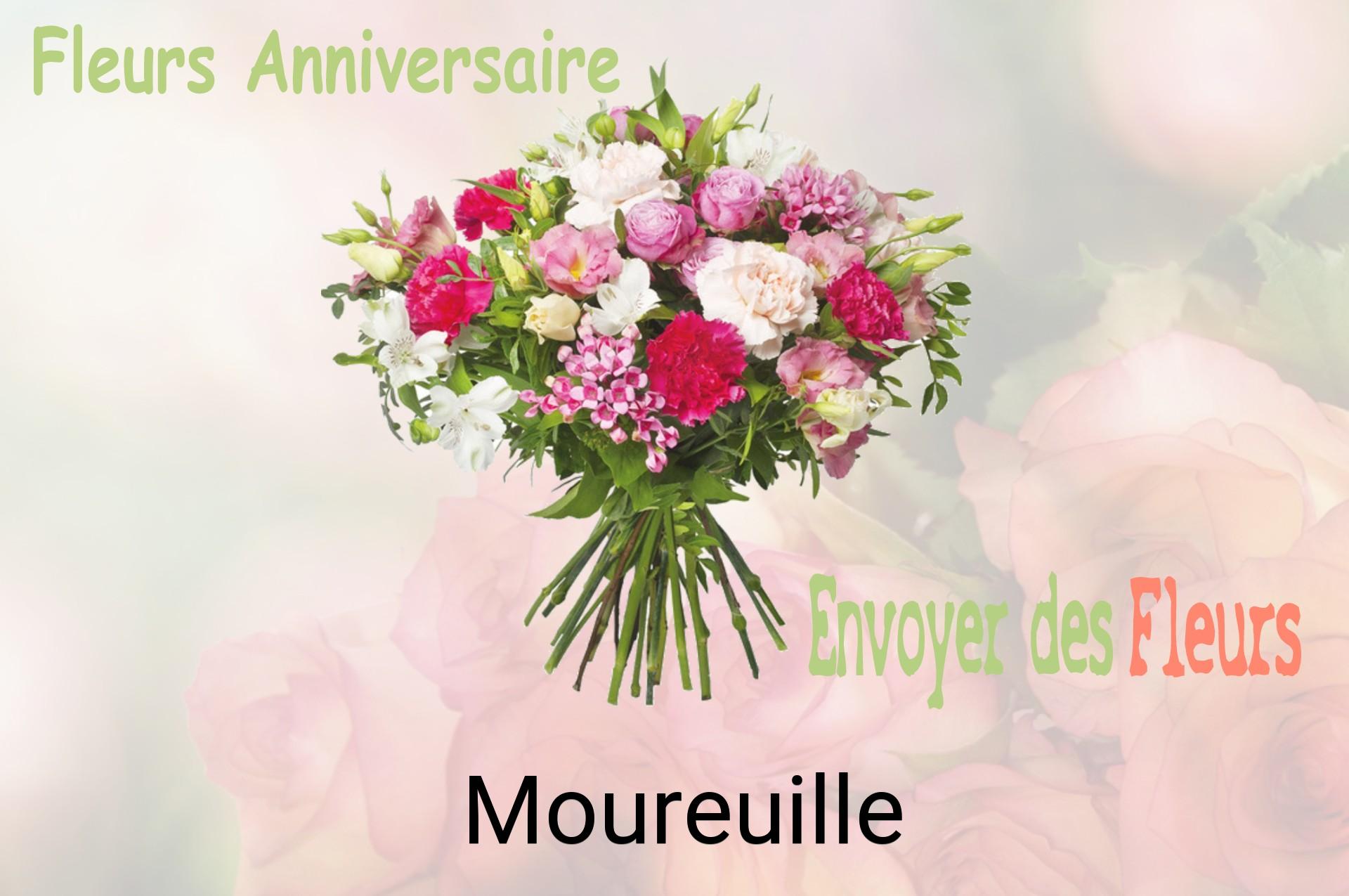 Bouquet de fleurs d’anniversaire livré à Moureuille